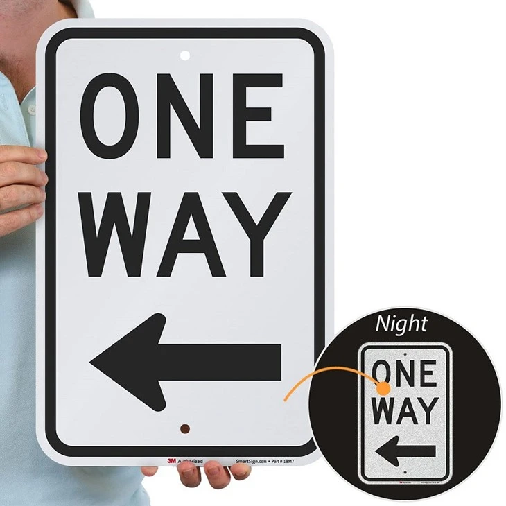 One Way System Sign For Sale