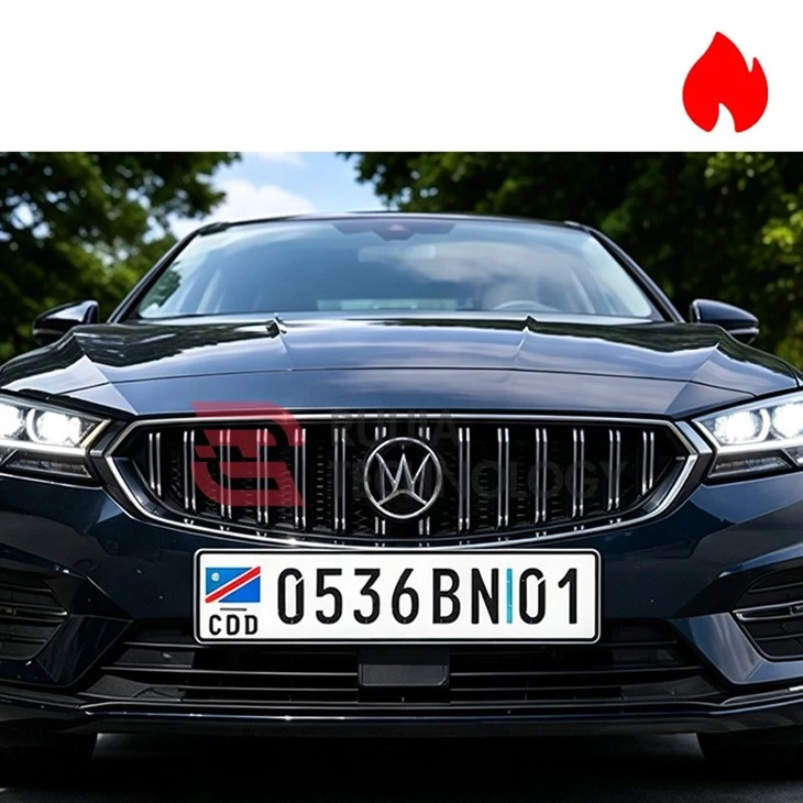 New Plastic Acrylic Congo Car Plate high quality