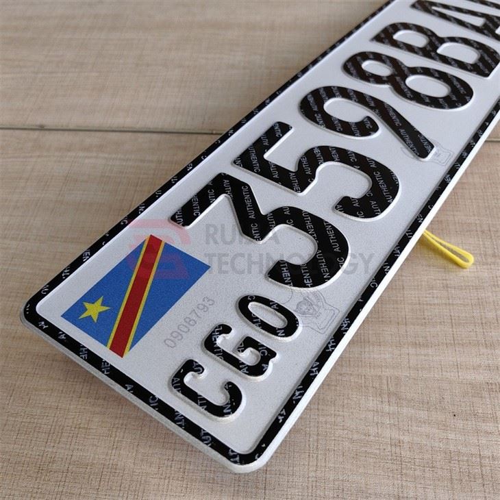 Stamped Aluminum Vehicle Customization Plaque price