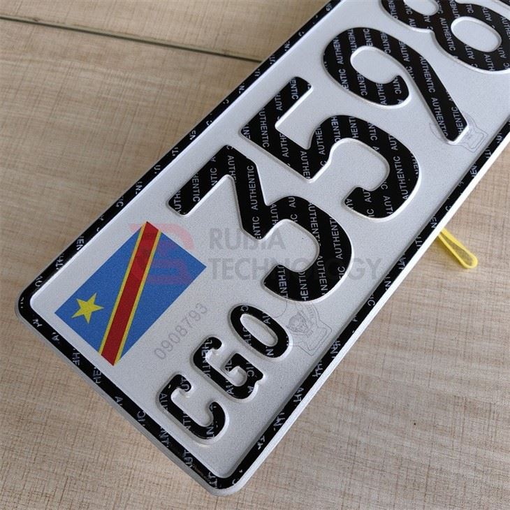 Stamped Aluminum Vehicle Customization Plaque factory